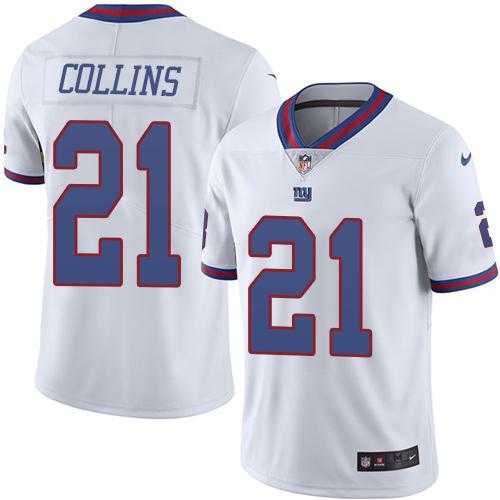 Nike Men & Women & Youth Giants 21 Landon Collins White Color Rush Limited Jersey,We sell and wholesale Nike Men & Women & Youth Giants 21 Landon Collins White Color Rush Limited Jersey on line form chian!
